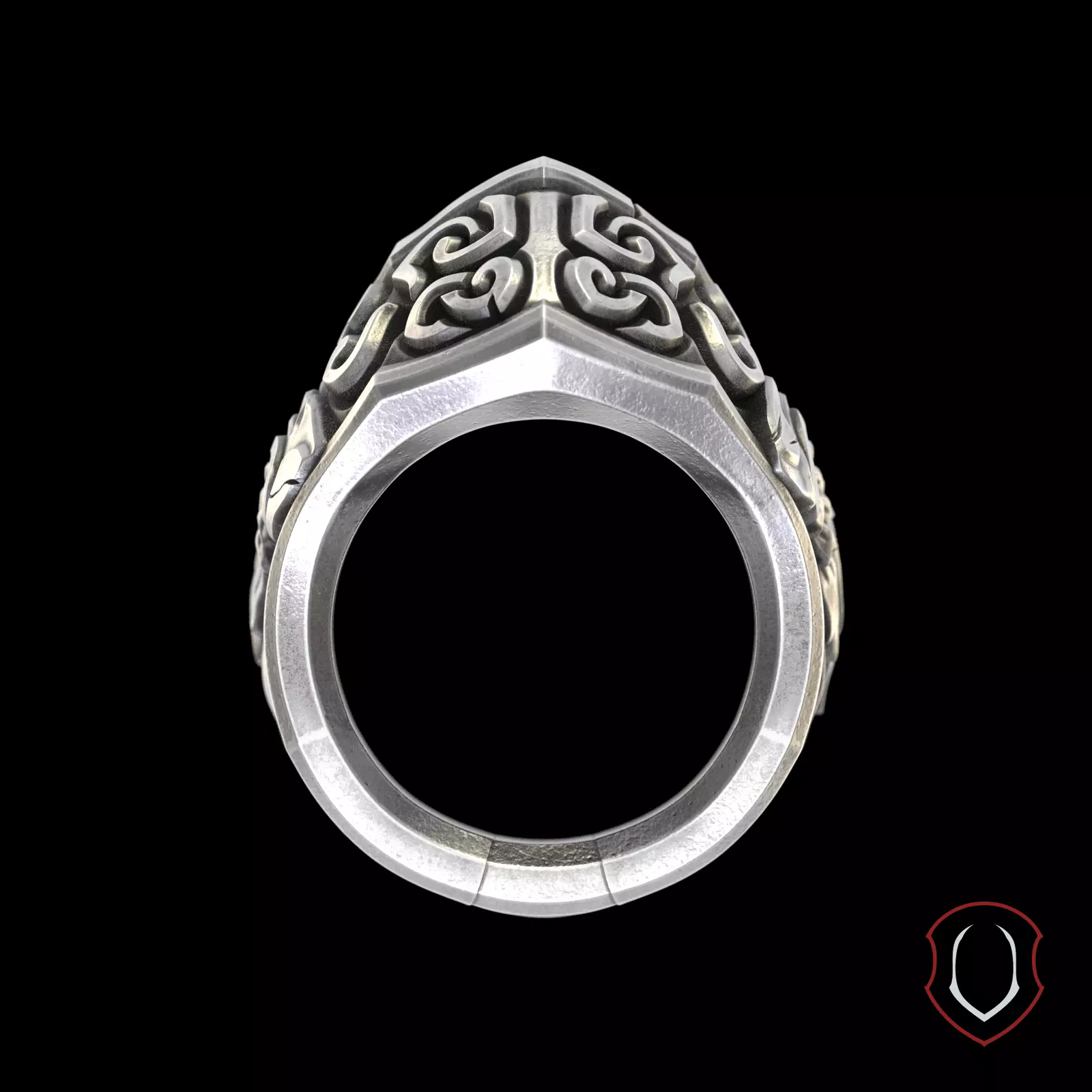 Odin ring 3D print model_5