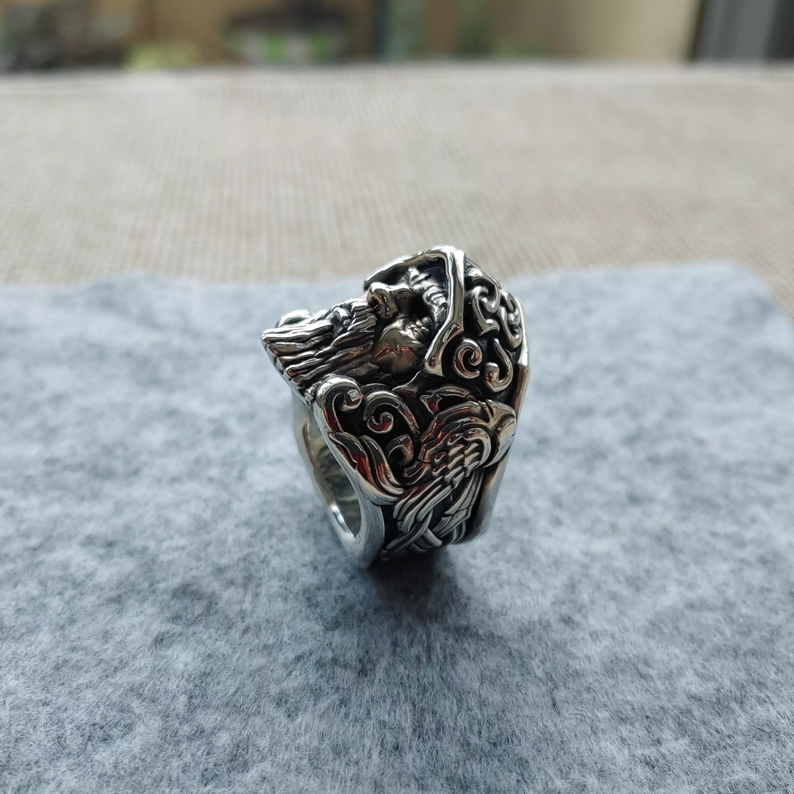 Odin ring 3D print model_9