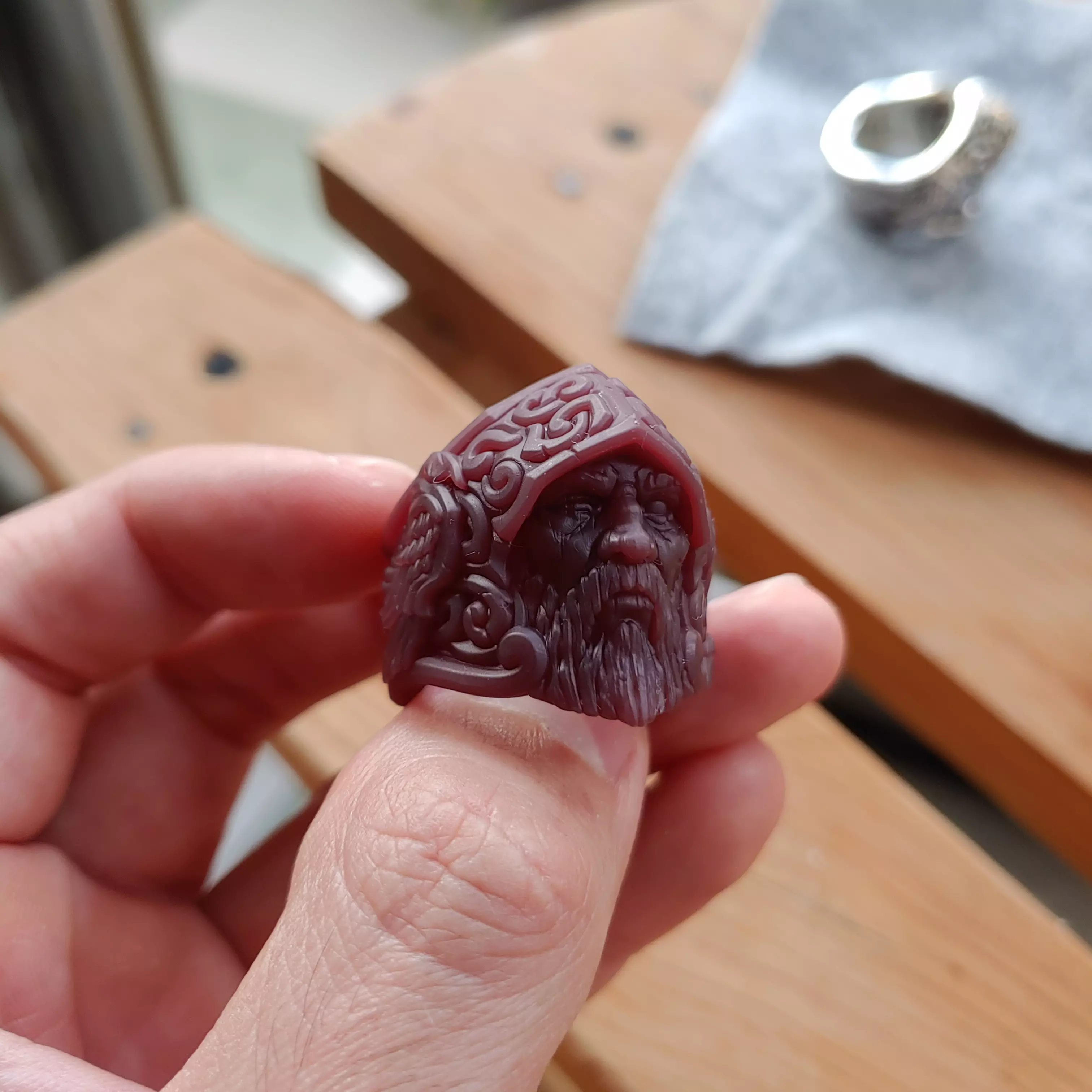 Odin ring 3D print model_8