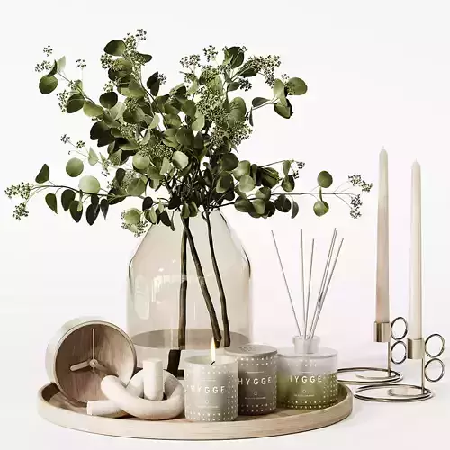 Decorative set 3 3D model