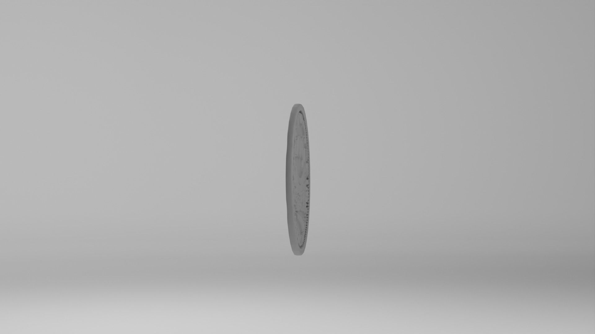 Coin 100 IDR 3D model_5