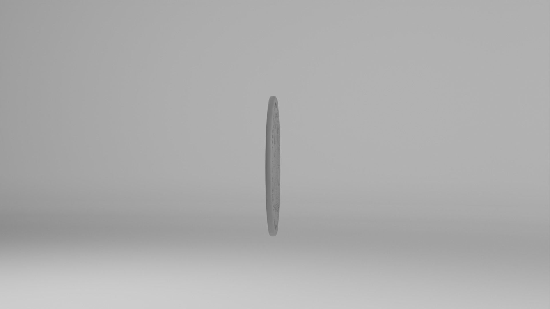 Coin 100 IDR 3D model_17