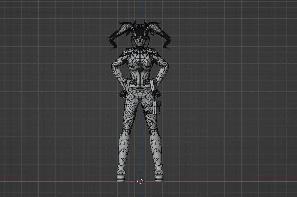 Kikoru Shinomiya - Kaiju no8 3D model_9