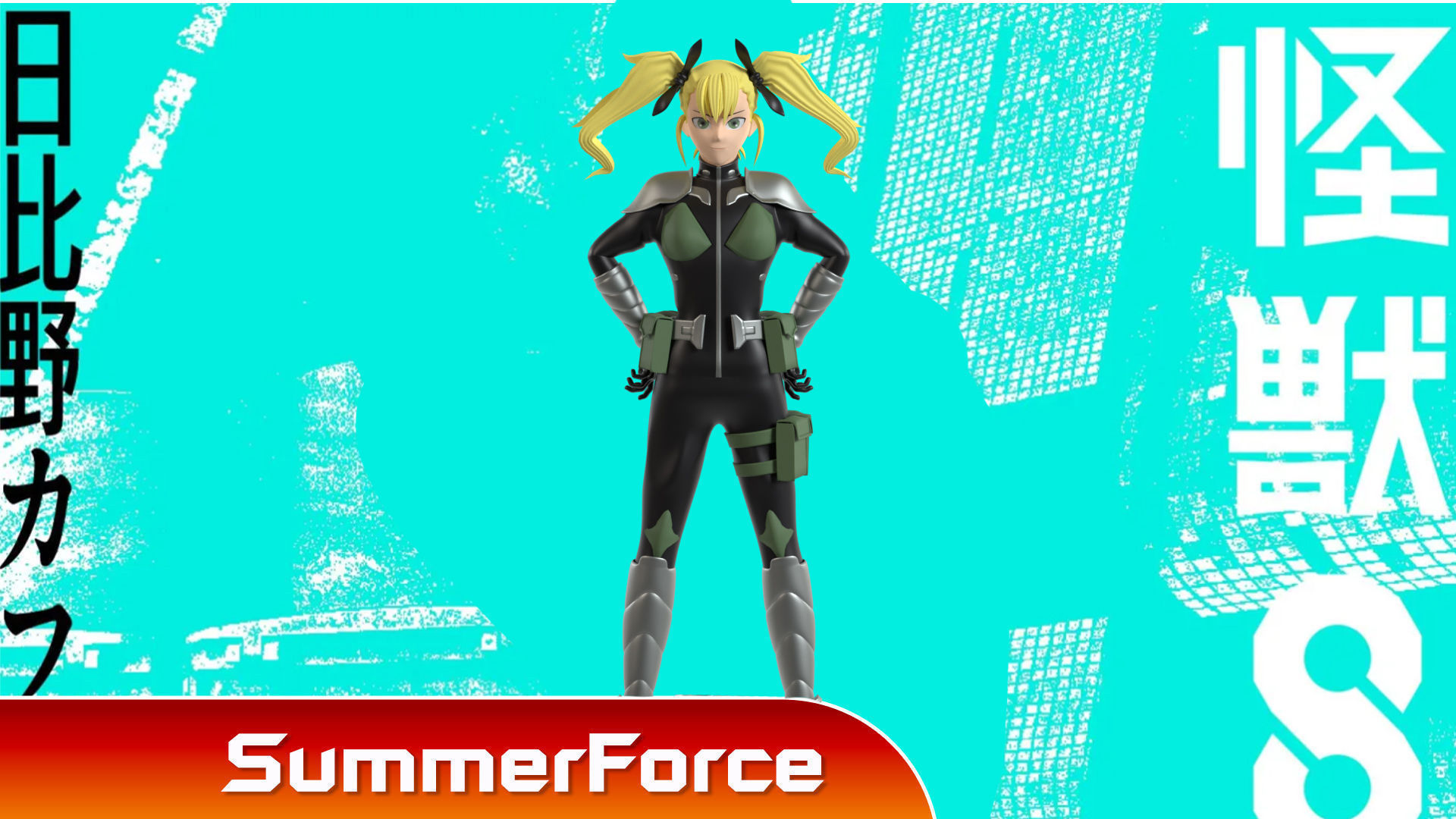 Kikoru Shinomiya - Kaiju no8 3D model_2