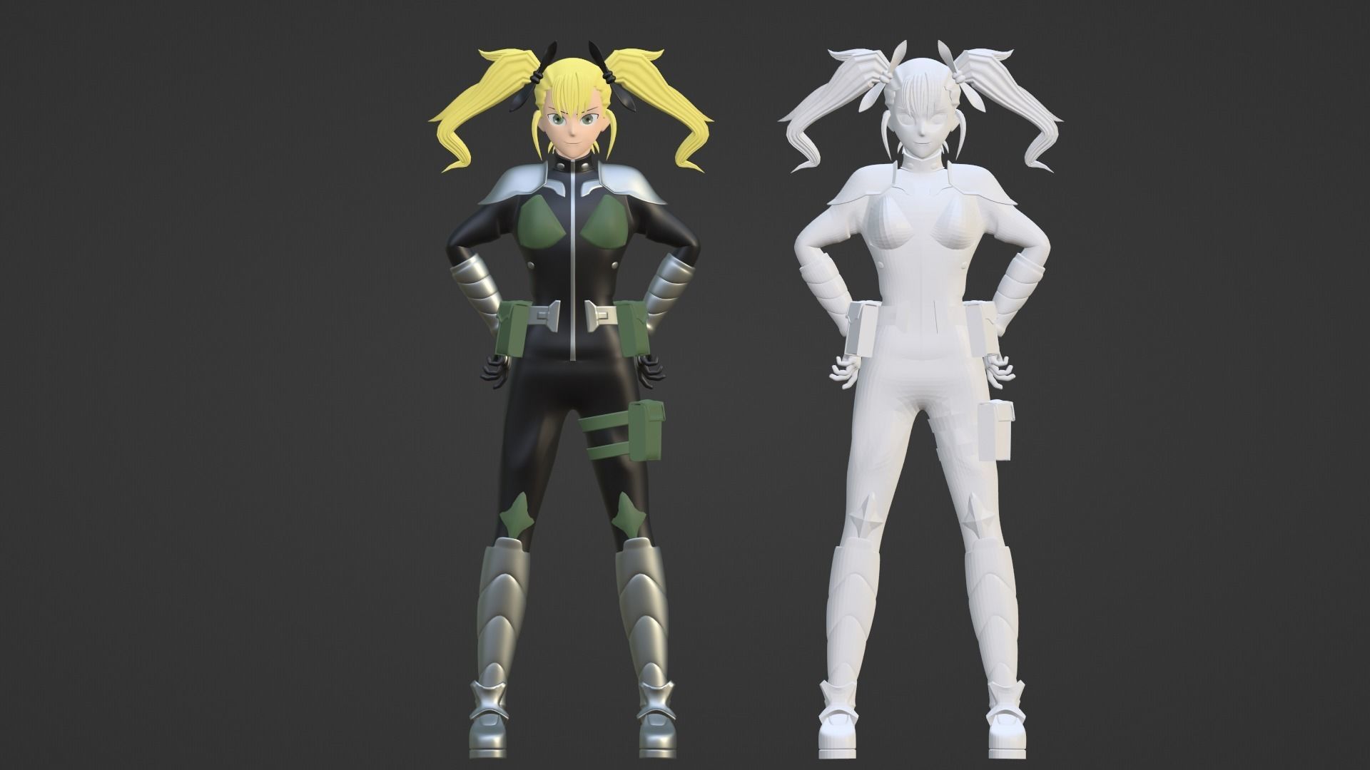 Kikoru Shinomiya - Kaiju no8 3D model_16