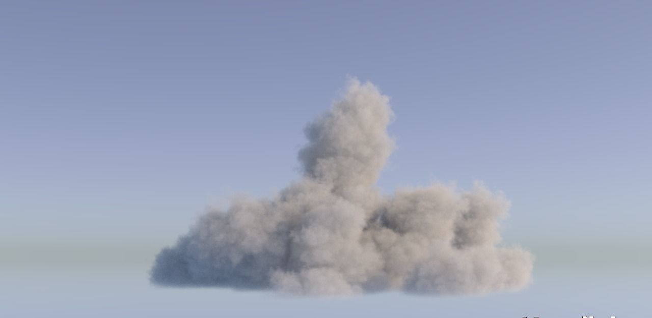 Realistic 3D Clouds - Voxels - VDB Cache Data 3D model_19