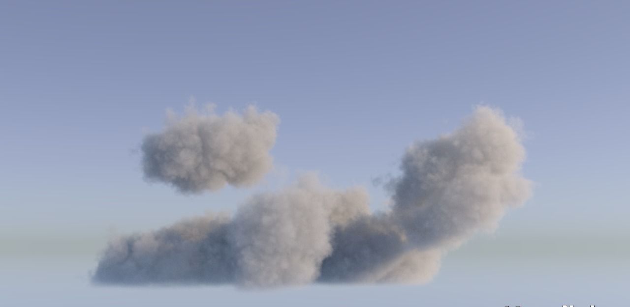 Realistic 3D Clouds - Voxels - VDB Cache Data 3D model_25