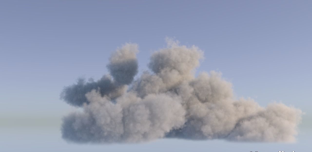 Realistic 3D Clouds - Voxels - VDB Cache Data 3D model_30