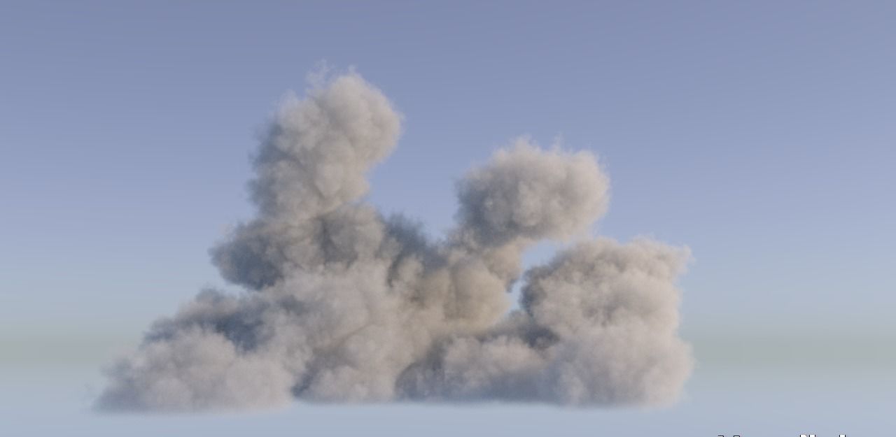 Realistic 3D Clouds - Voxels - VDB Cache Data 3D model_9