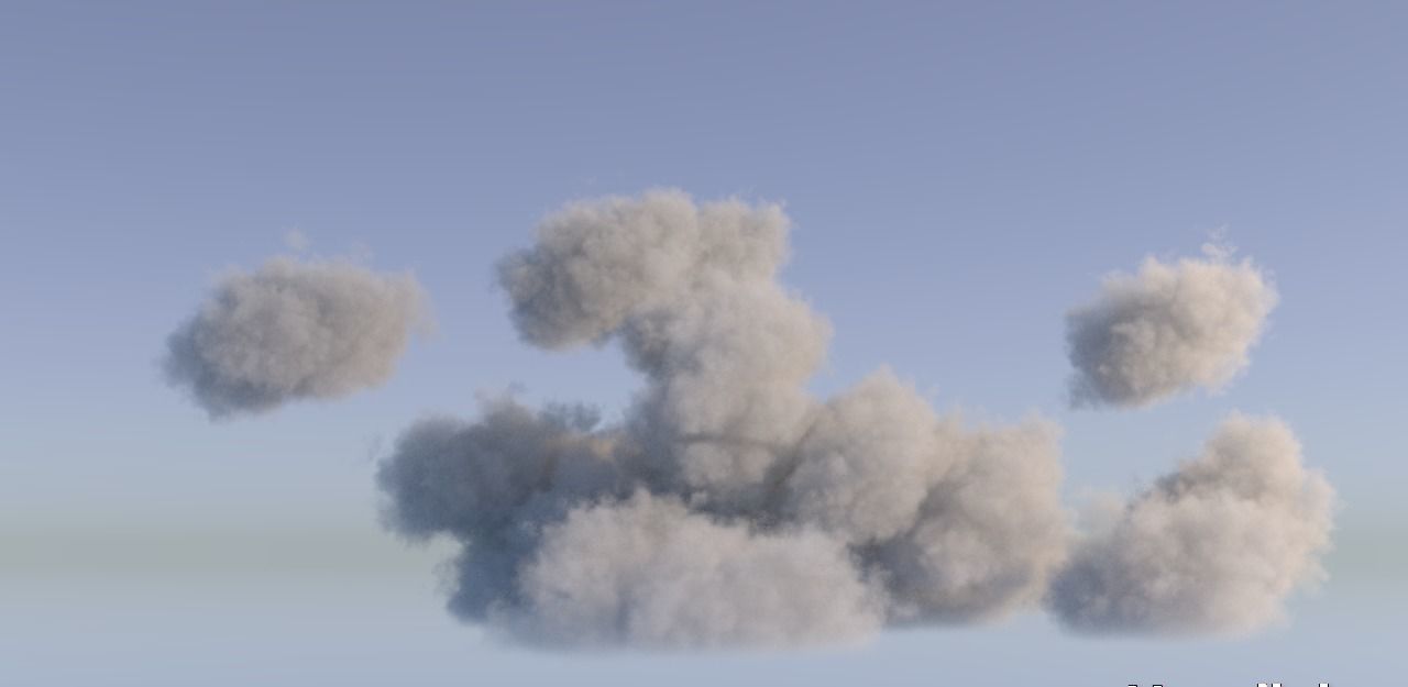 Realistic 3D Clouds - Voxels - VDB Cache Data 3D model_15