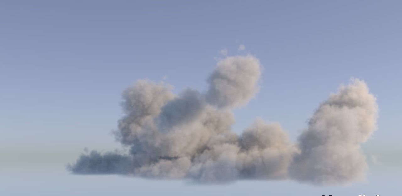 Realistic 3D Clouds - Voxels - VDB Cache Data 3D model_18