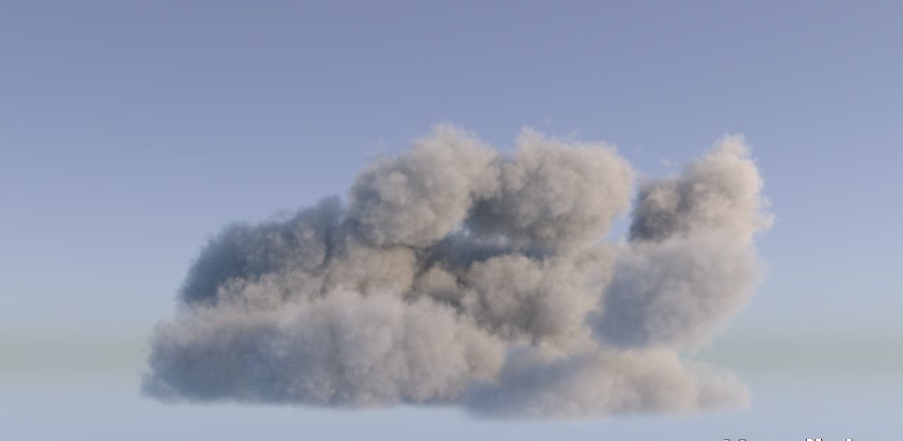 Realistic 3D Clouds - Voxels - VDB Cache Data 3D model_29
