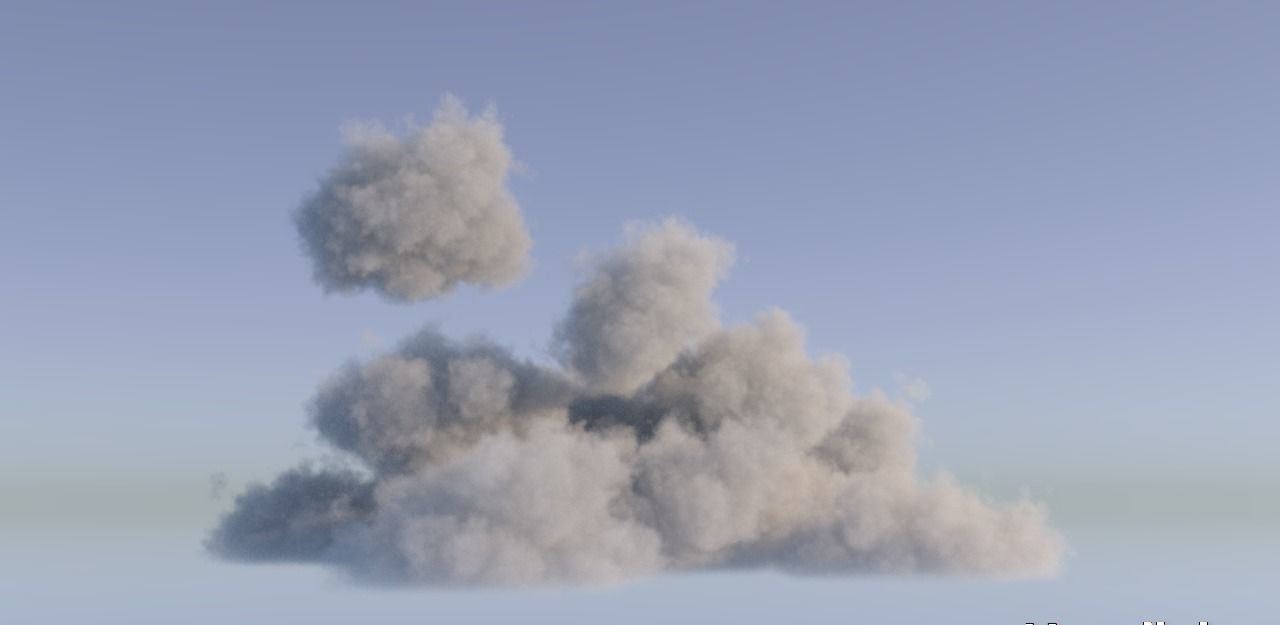 Realistic 3D Clouds - Voxels - VDB Cache Data 3D model_5