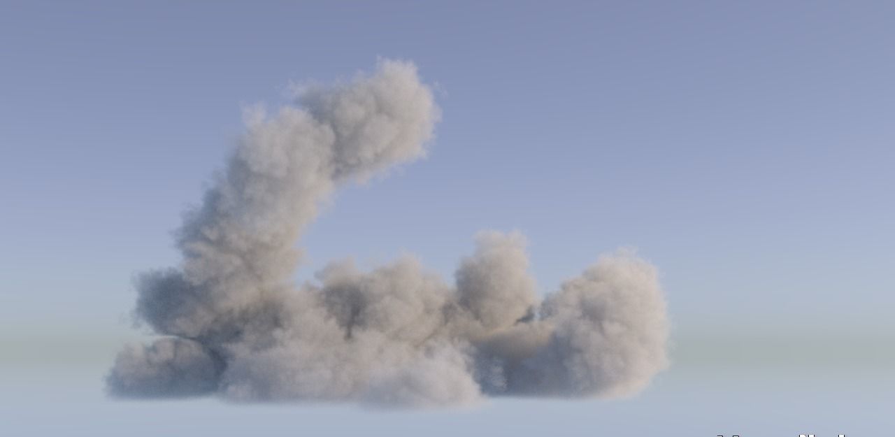 Realistic 3D Clouds - Voxels - VDB Cache Data 3D model_22