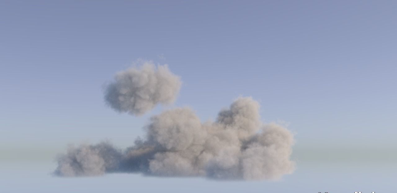 Realistic 3D Clouds - Voxels - VDB Cache Data 3D model_6