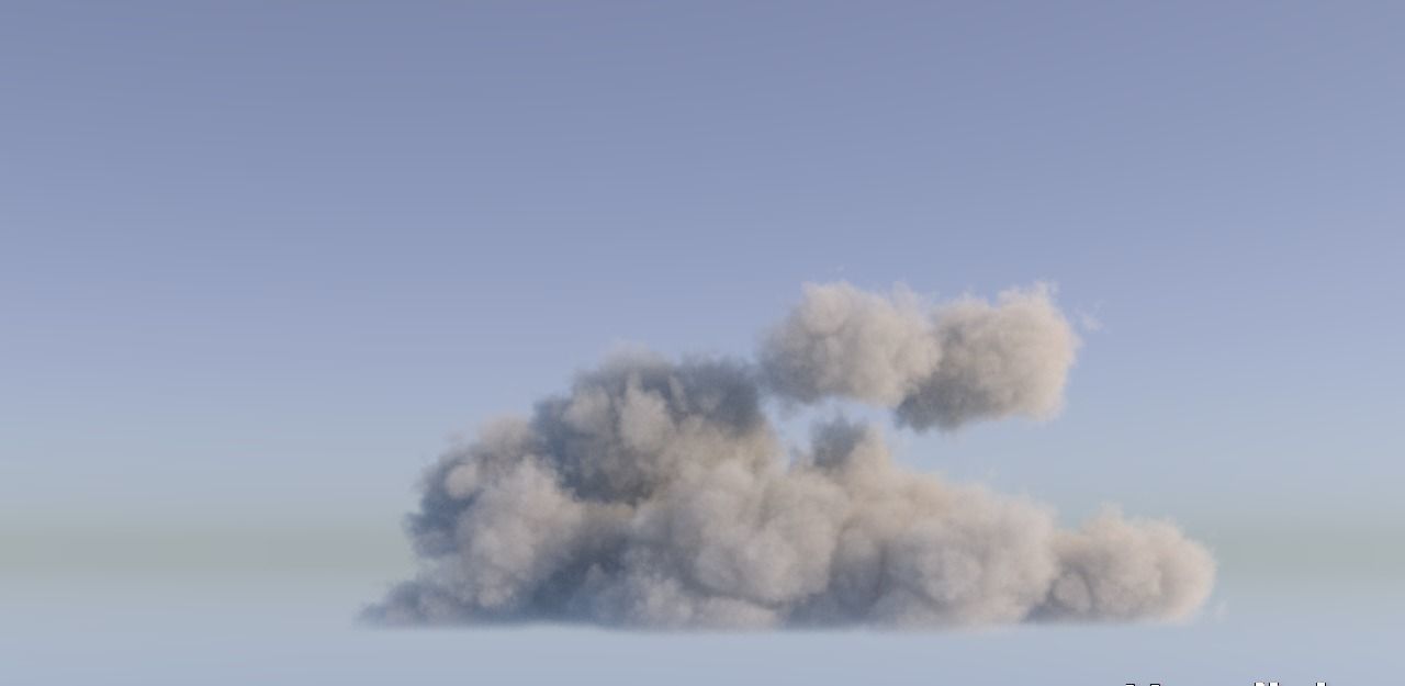 Realistic 3D Clouds - Voxels - VDB Cache Data 3D model_27