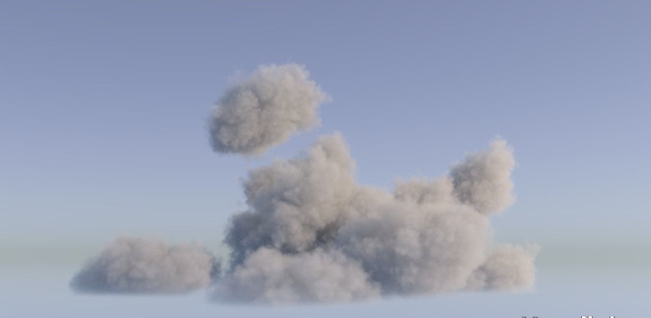 Realistic 3D Clouds - Voxels - VDB Cache Data 3D model_26