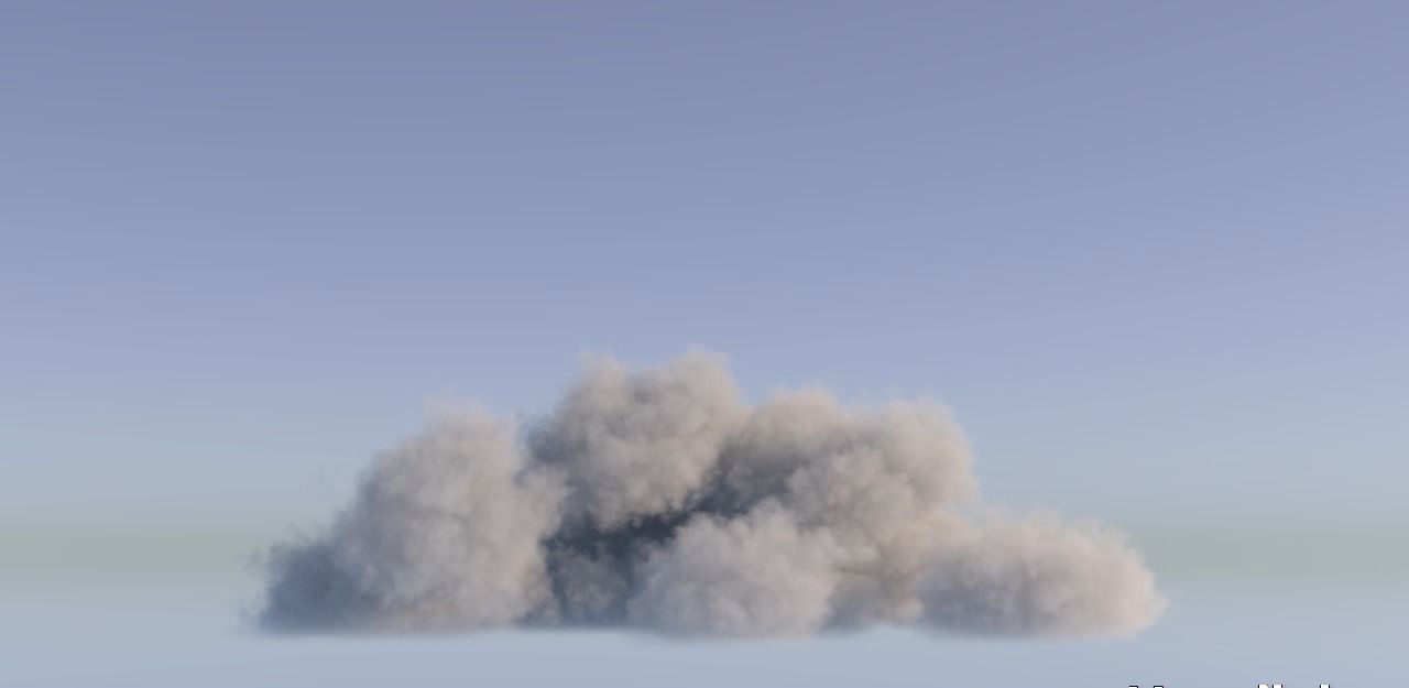 Realistic 3D Clouds - Voxels - VDB Cache Data 3D model_13