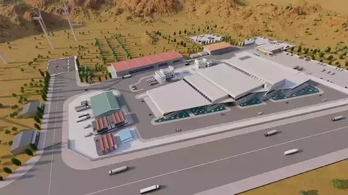 Industrial Factory-Factory building