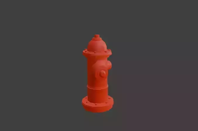 Red Fire Hydrants
