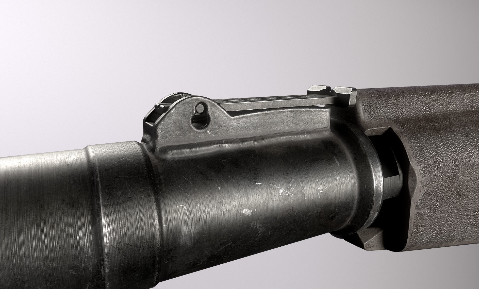 AS VAL Russian rifle Low-poly 3D model Low-poly 3D model_5