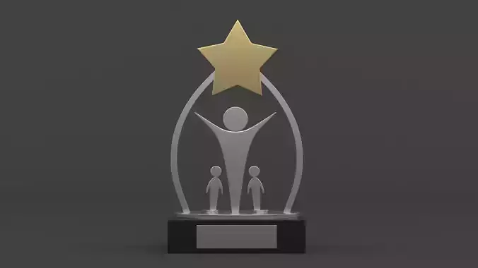 Trophy Cup 3D model