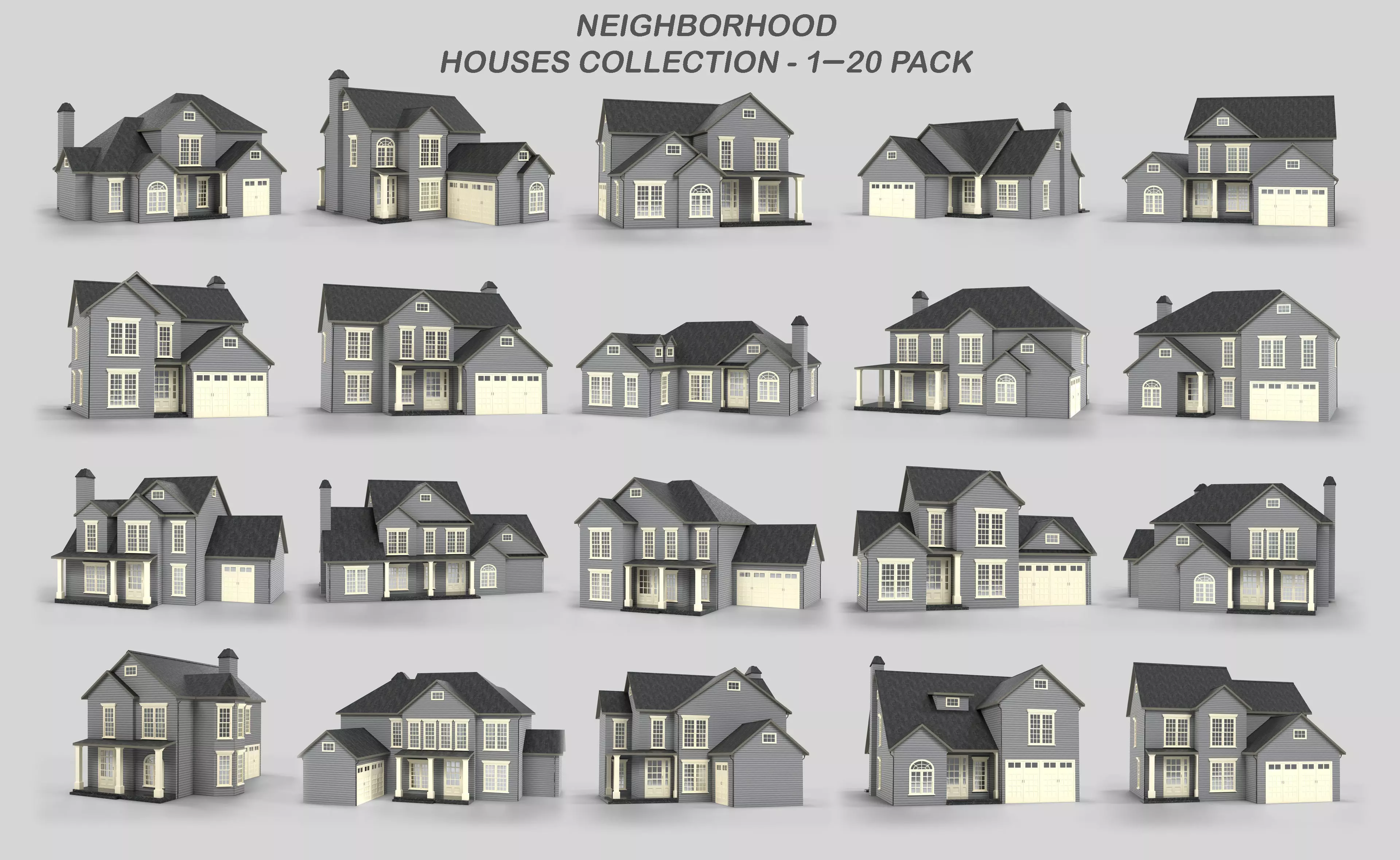 British House Design Collection 1-20 Pack T2 _0