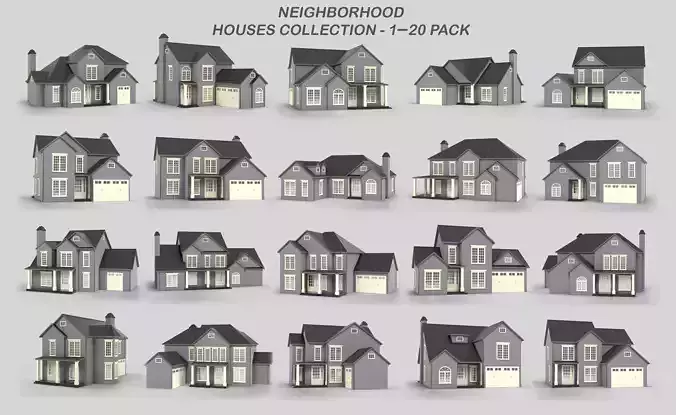 British House Design Collection 1-20 Pack T2