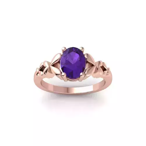 Gemstone Diamond Ring 3d Model and Render