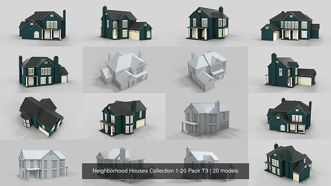 British House Design Collection 1-20 Pack T3 4