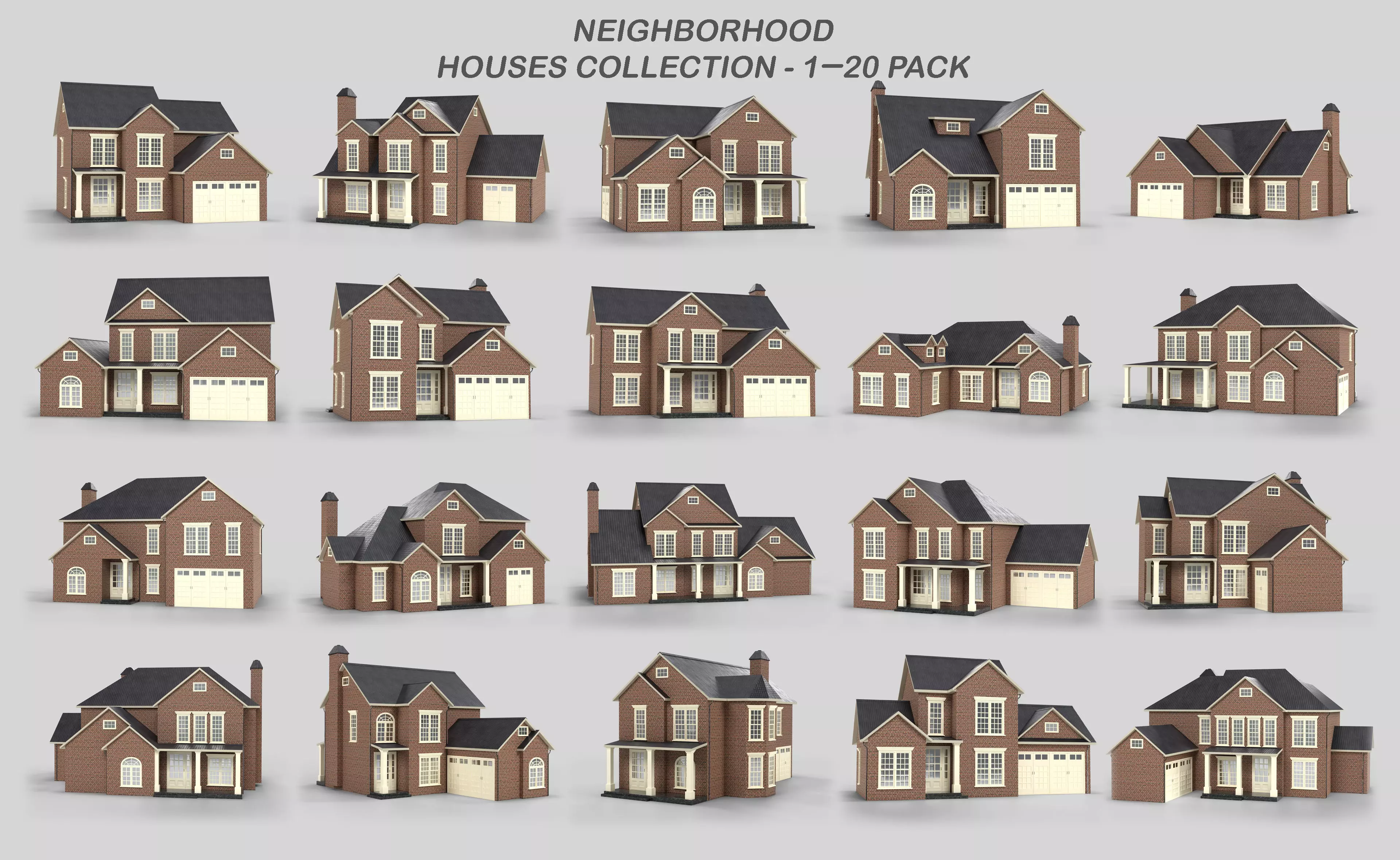 British House Design Collection 1-20 Pack T4 _0