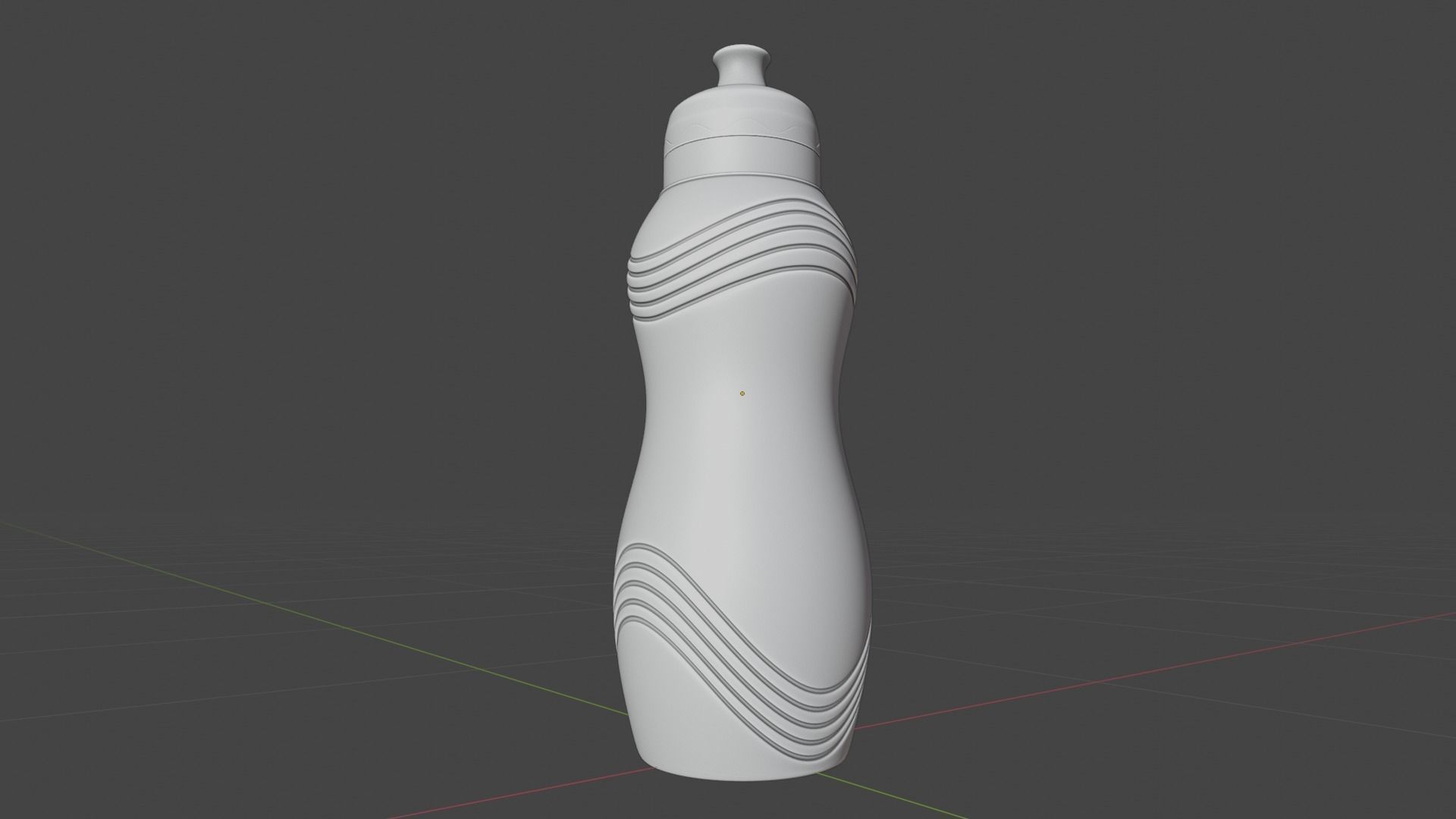 Photorealistic Squeeze Water Bottle - 3D Model Asset 3D model_5