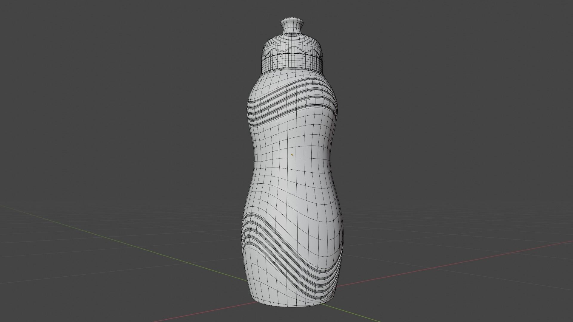 Photorealistic Squeeze Water Bottle - 3D Model Asset 3D model_6