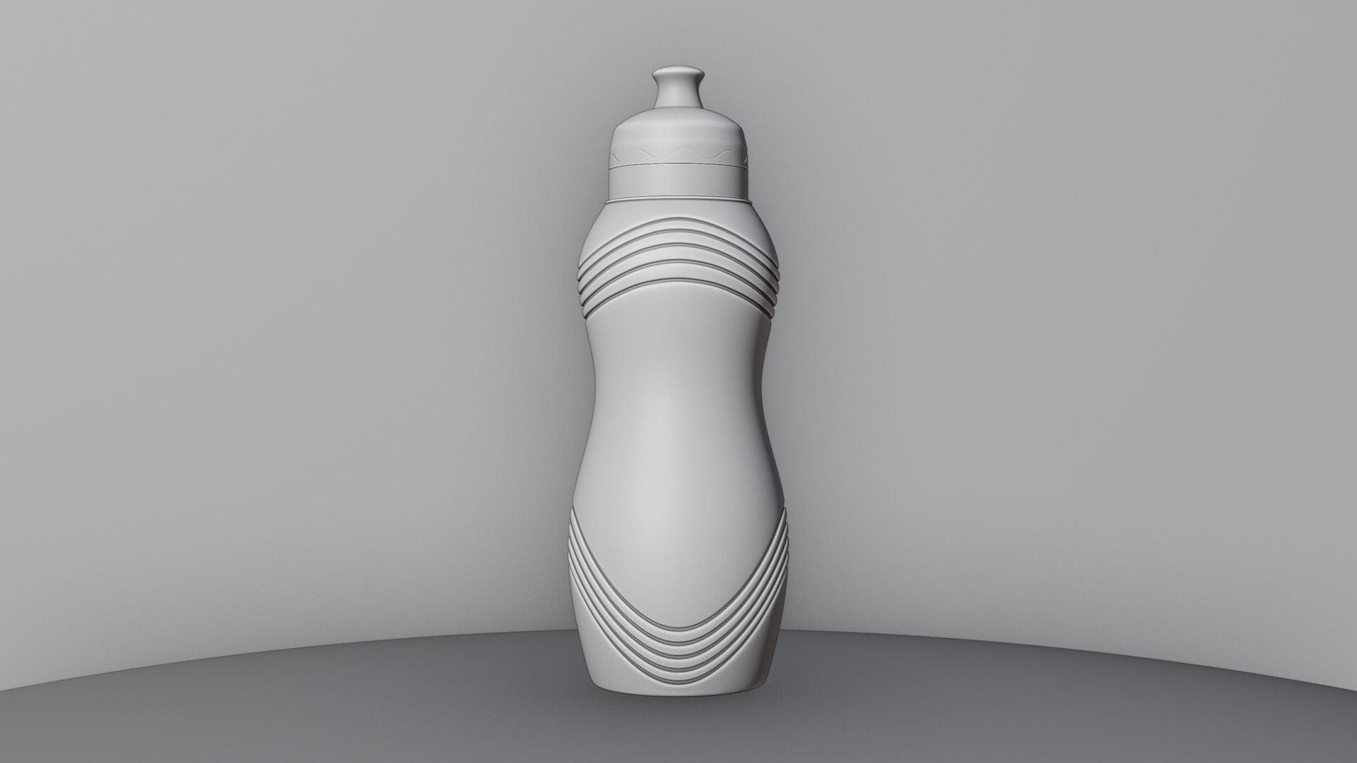 Photorealistic Squeeze Water Bottle - 3D Model Asset 3D model_11