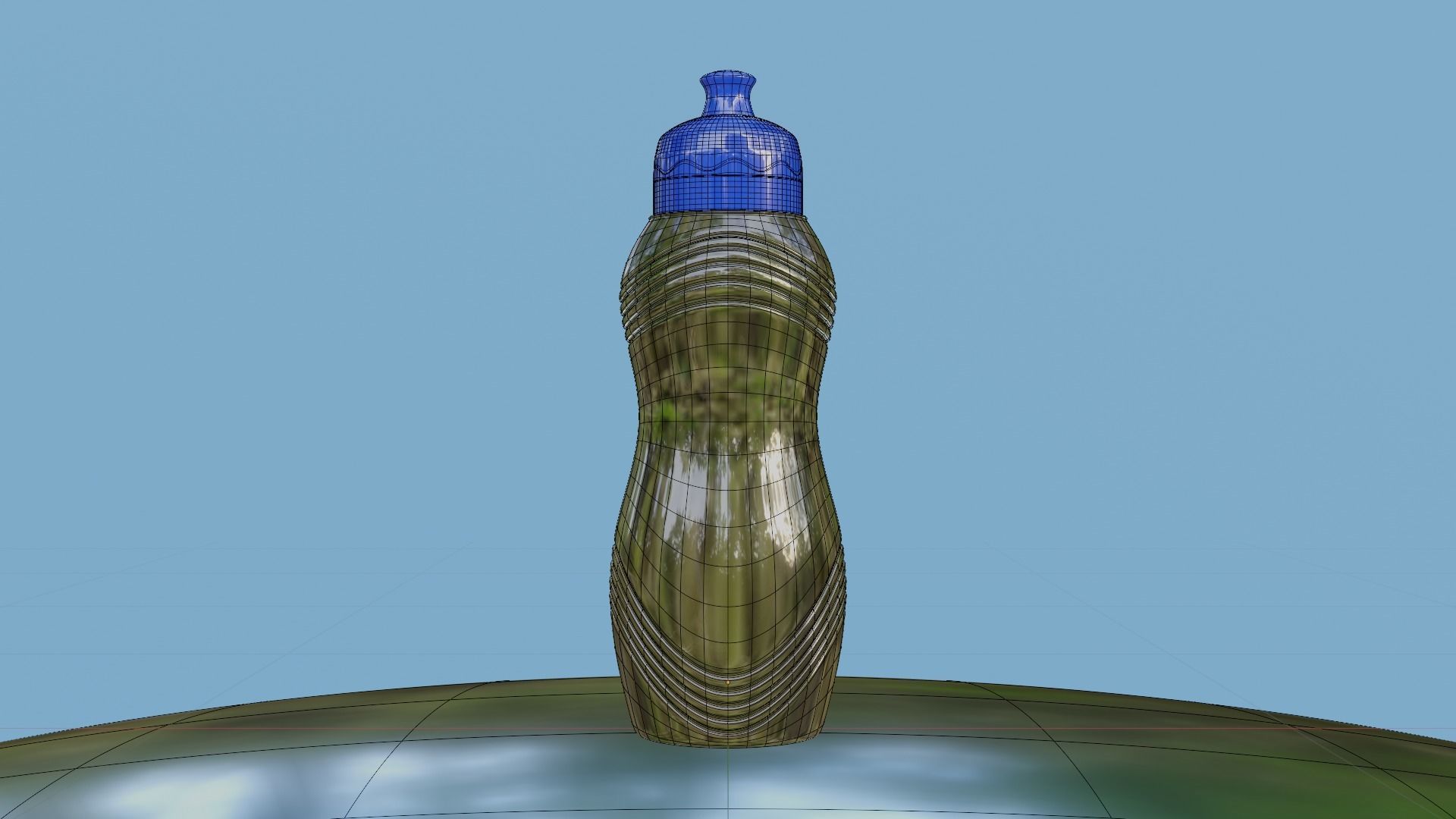 Photorealistic Squeeze Water Bottle - 3D Model Asset 3D model_13