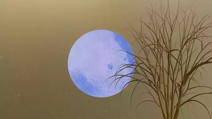 MOON in sky