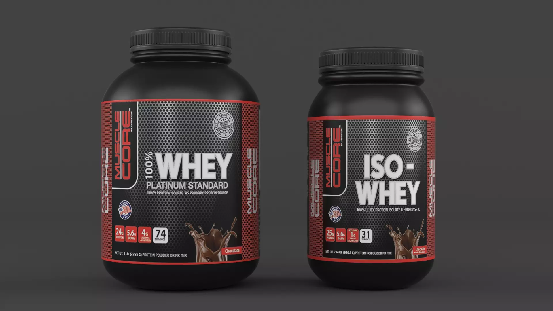 Protein Powder 3D model_0