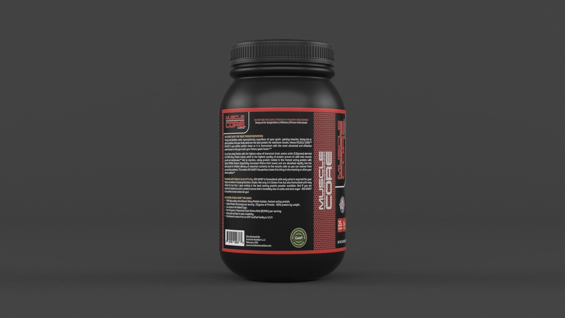 Protein Powder 3D model_5