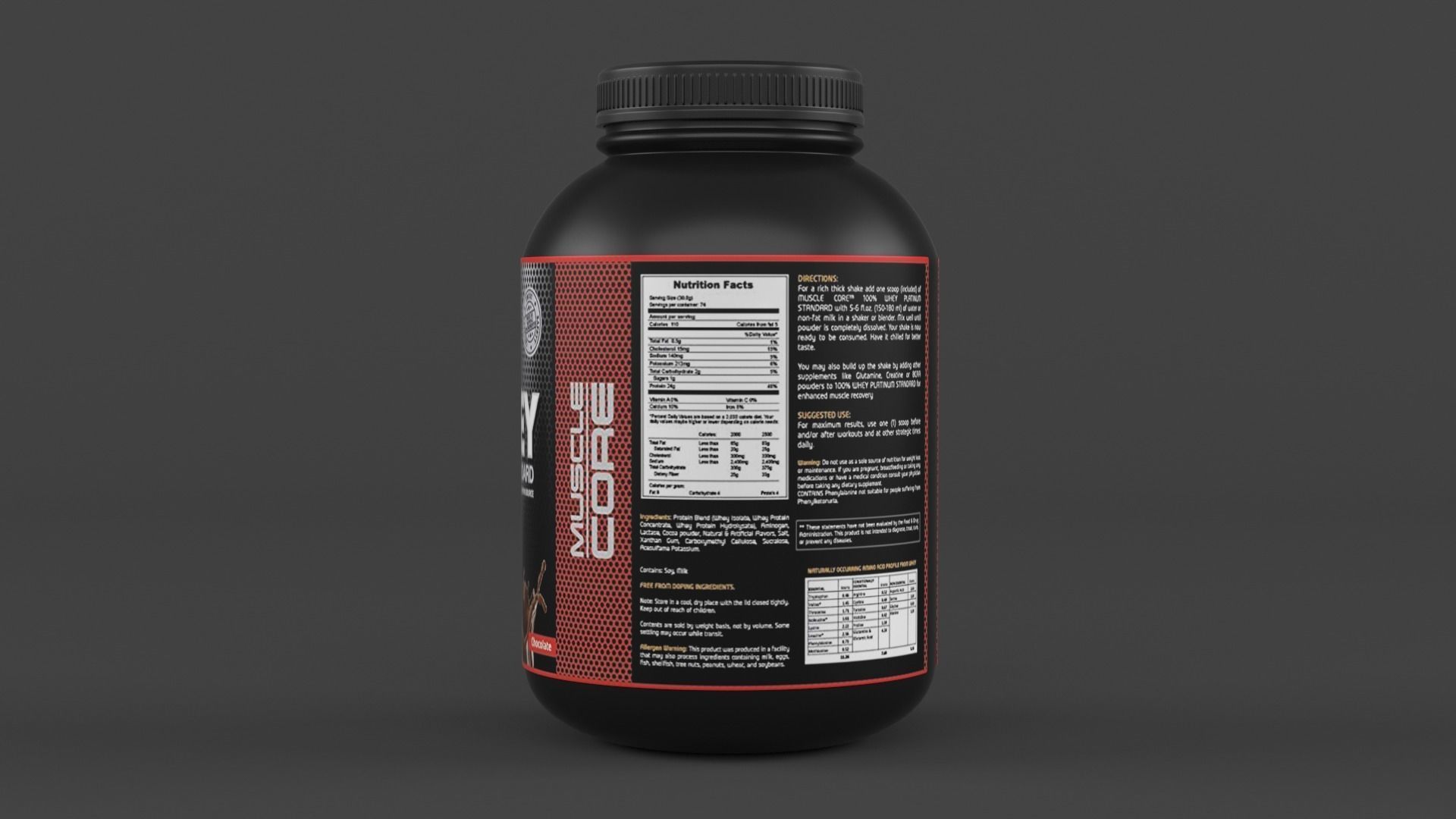 Protein Powder 3D model_2