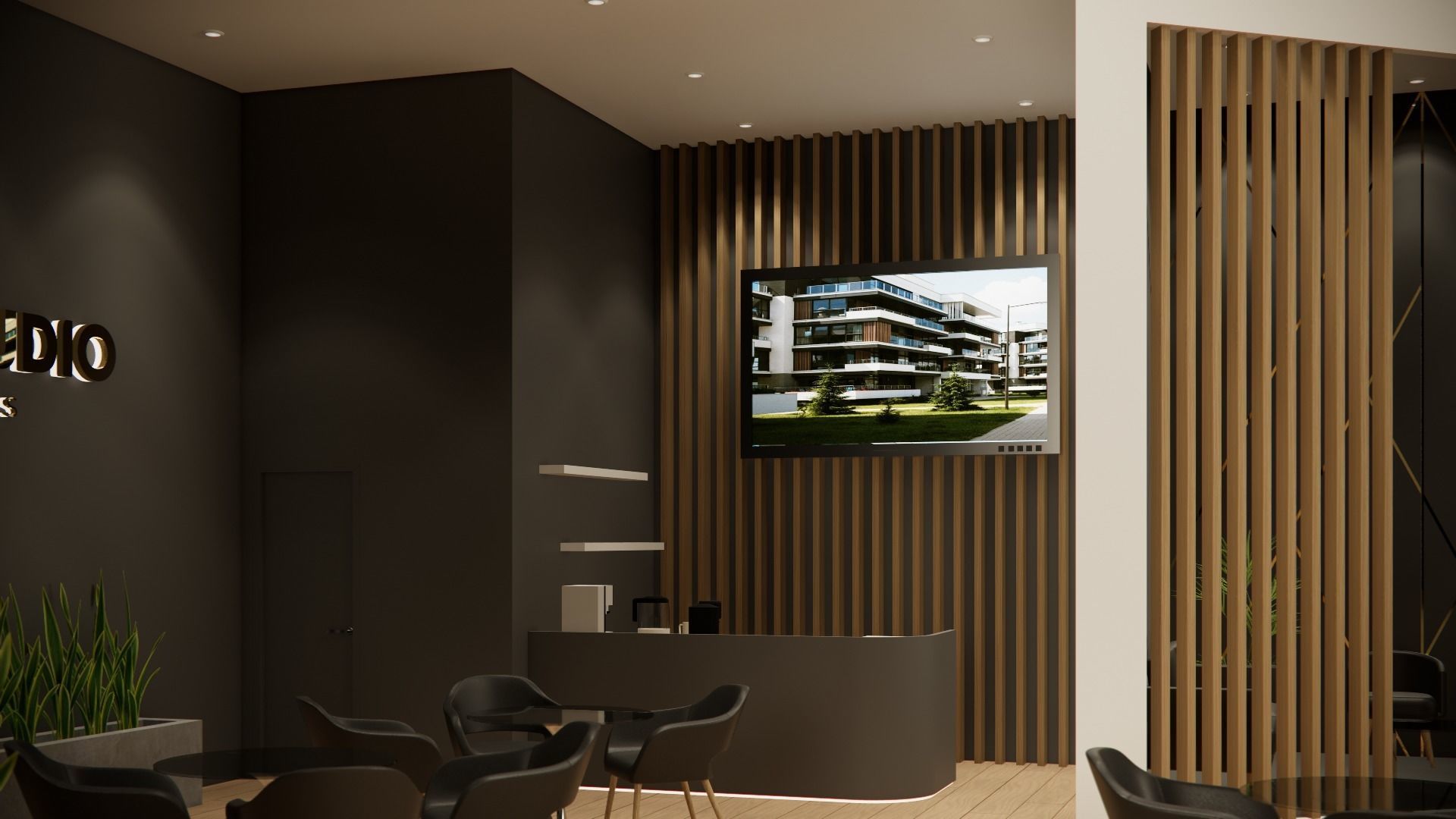 Exhibition booth design 3D model 14m x 11m  3D model_7