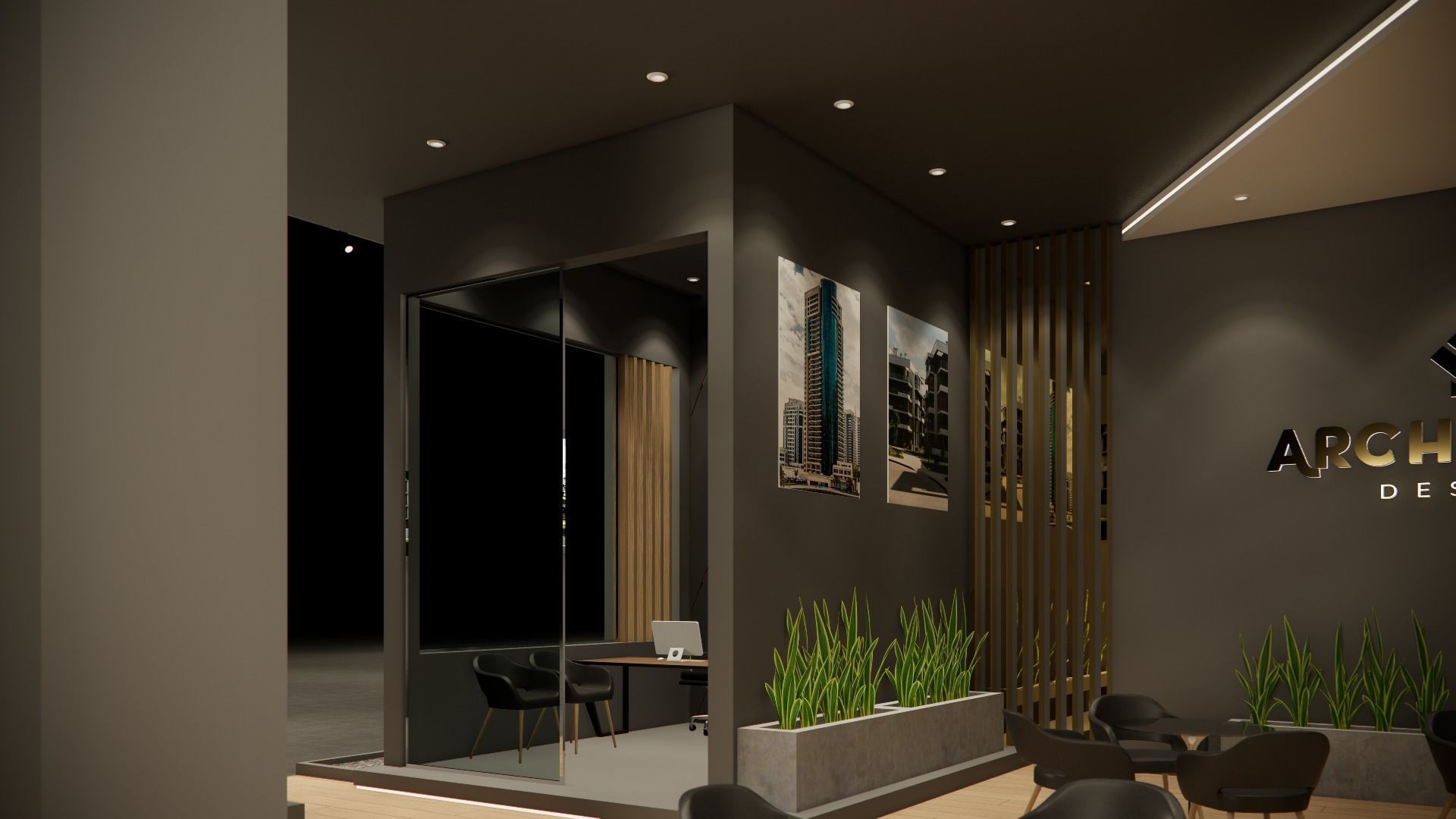 Exhibition booth design 3D model 14m x 11m  3D model_9