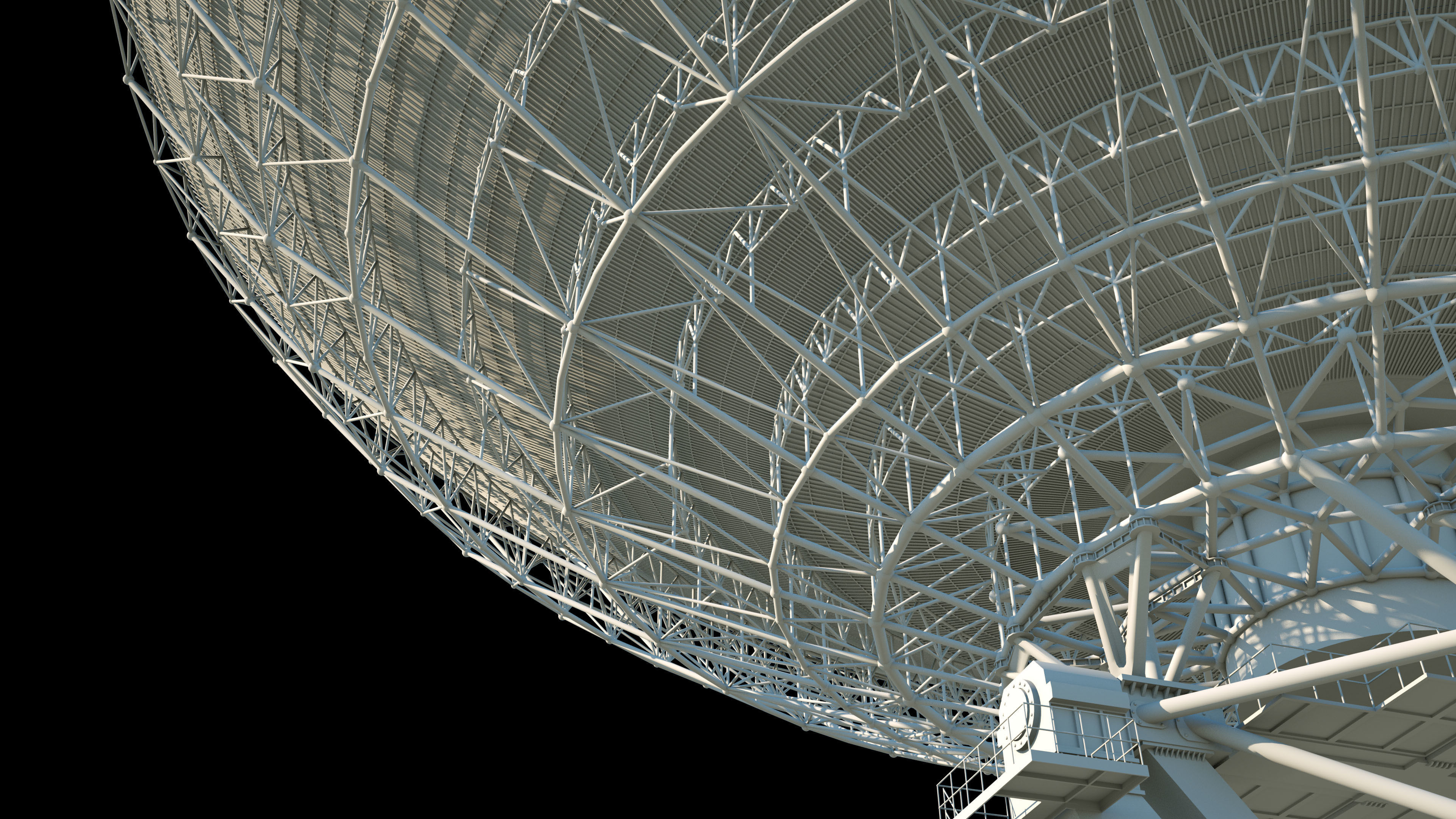 Large radio telescope 3D model_20