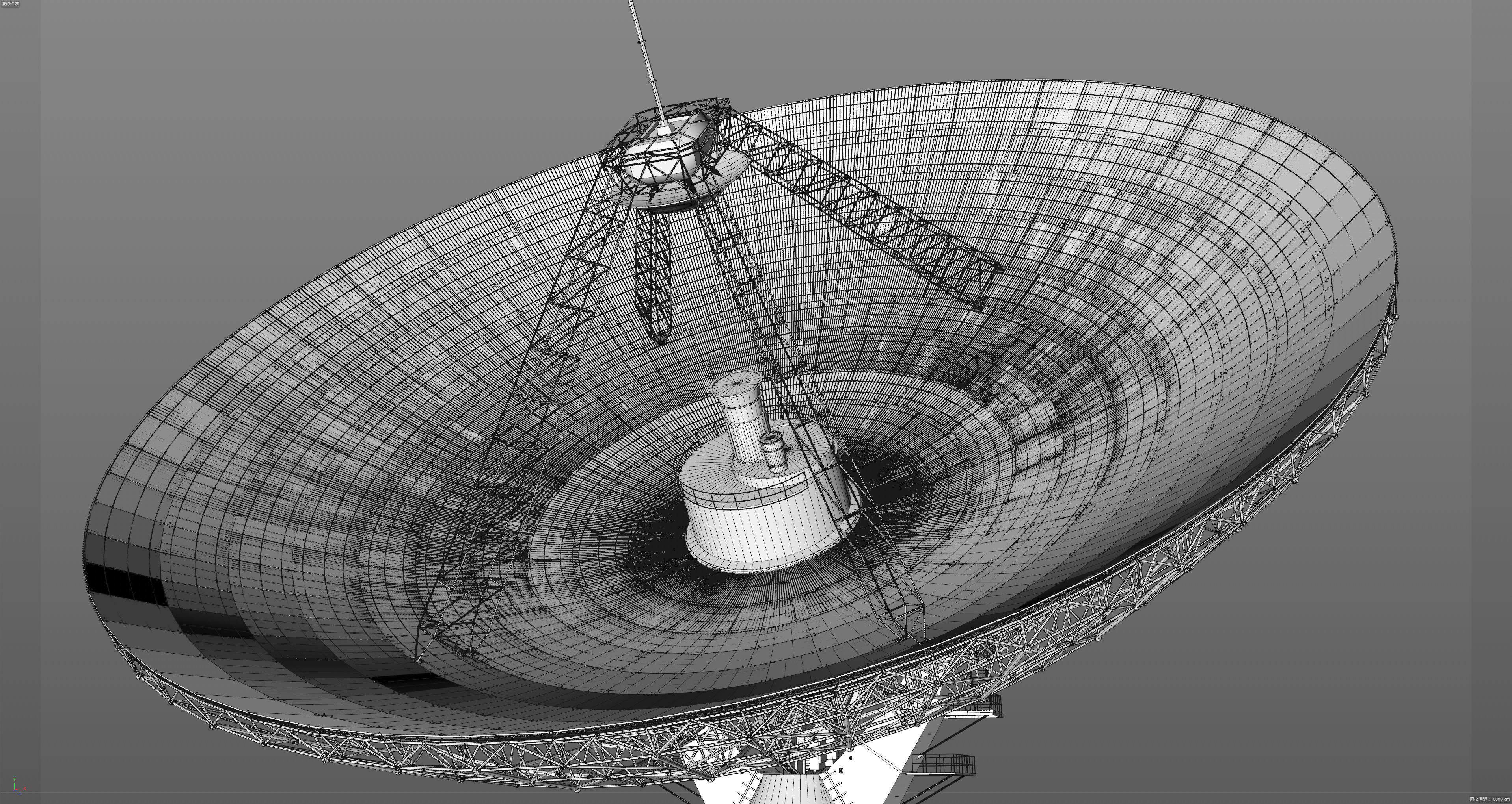 Large radio telescope 3D model_27