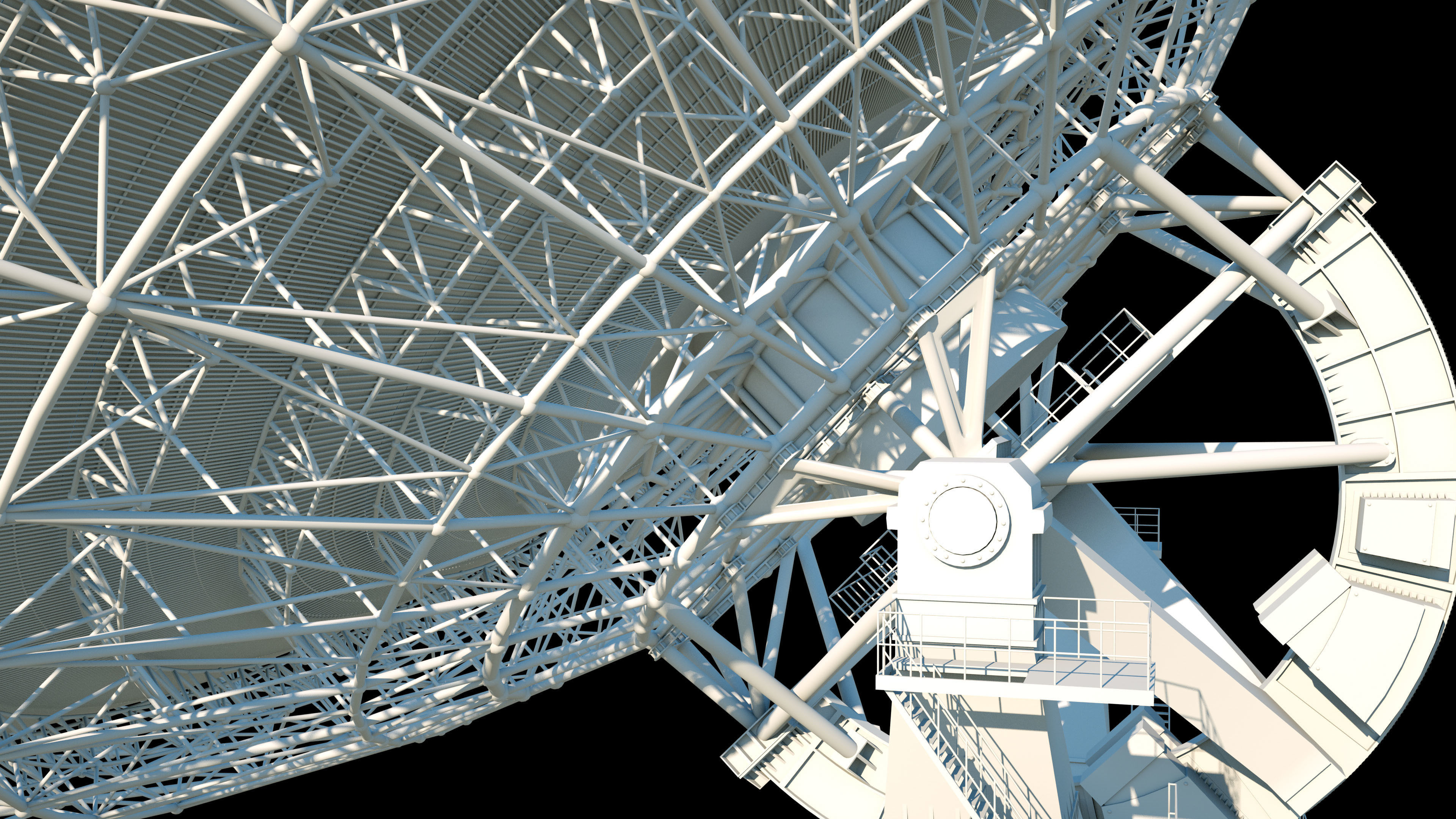 Large radio telescope 3D model_15