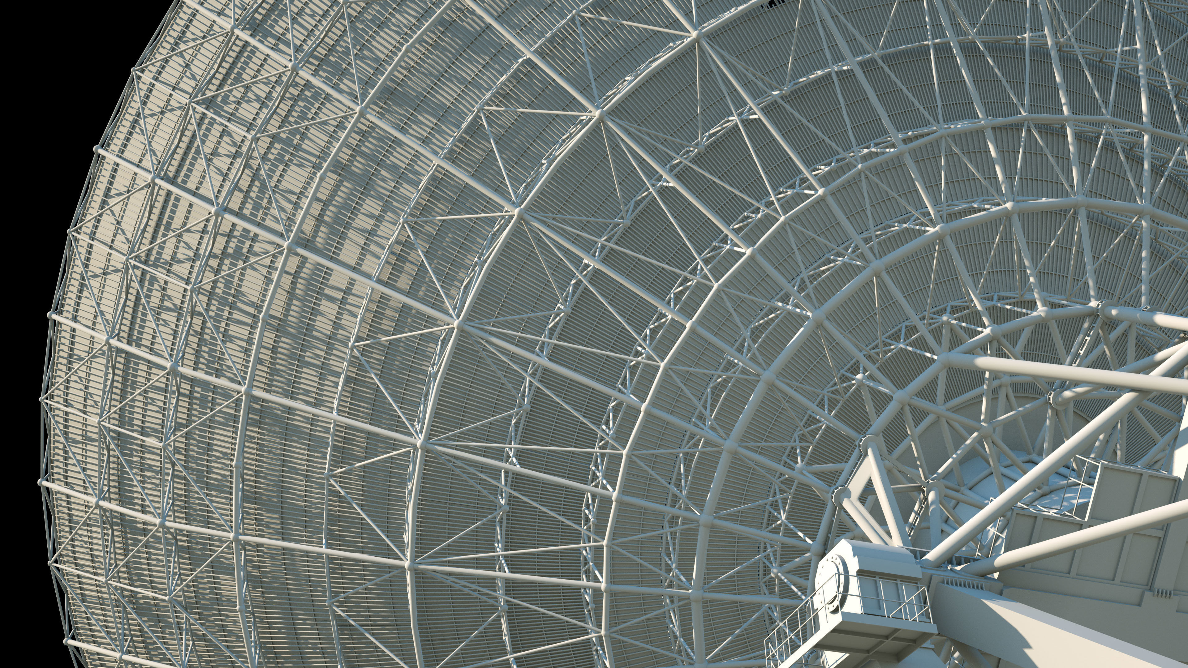Large radio telescope 3D model_14