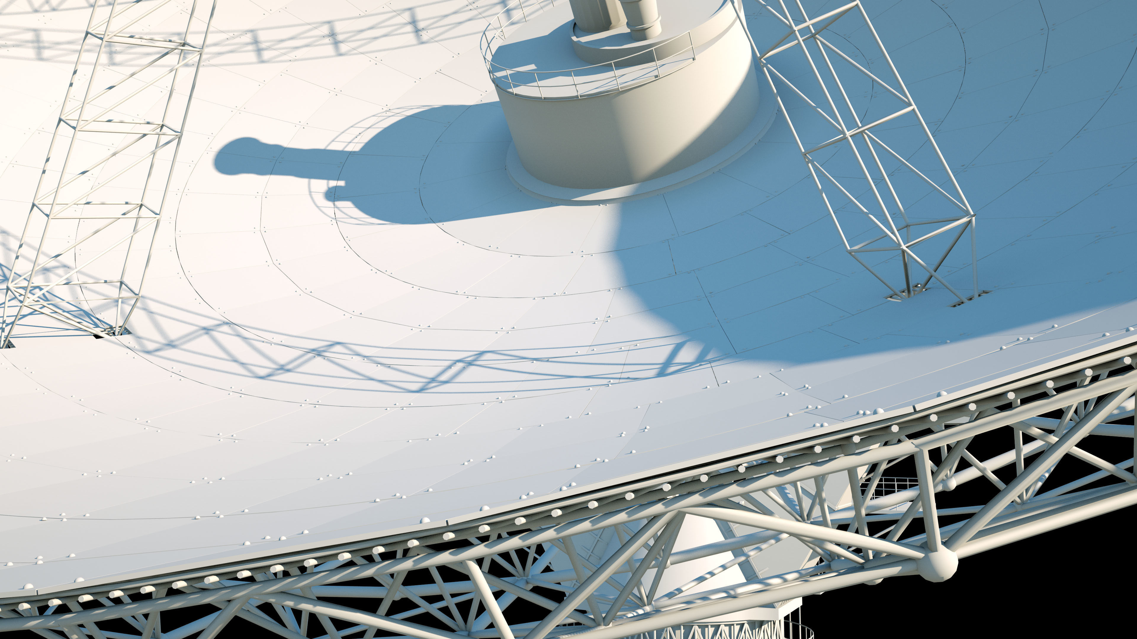 Large radio telescope 3D model_13