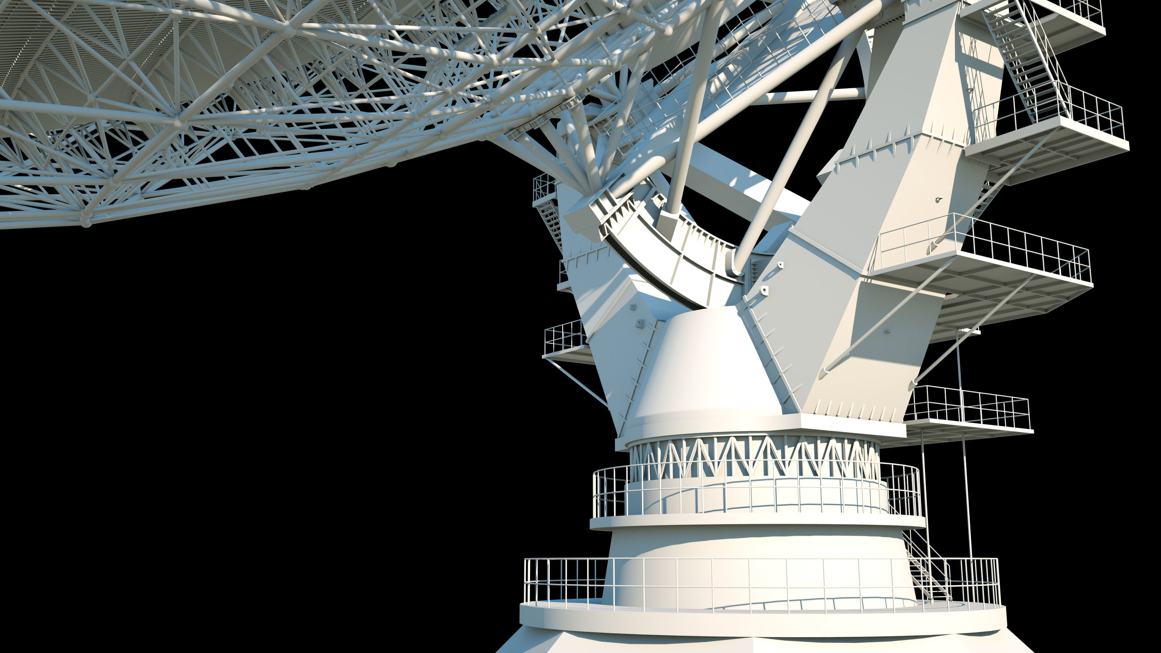 Large radio telescope 3D model_11