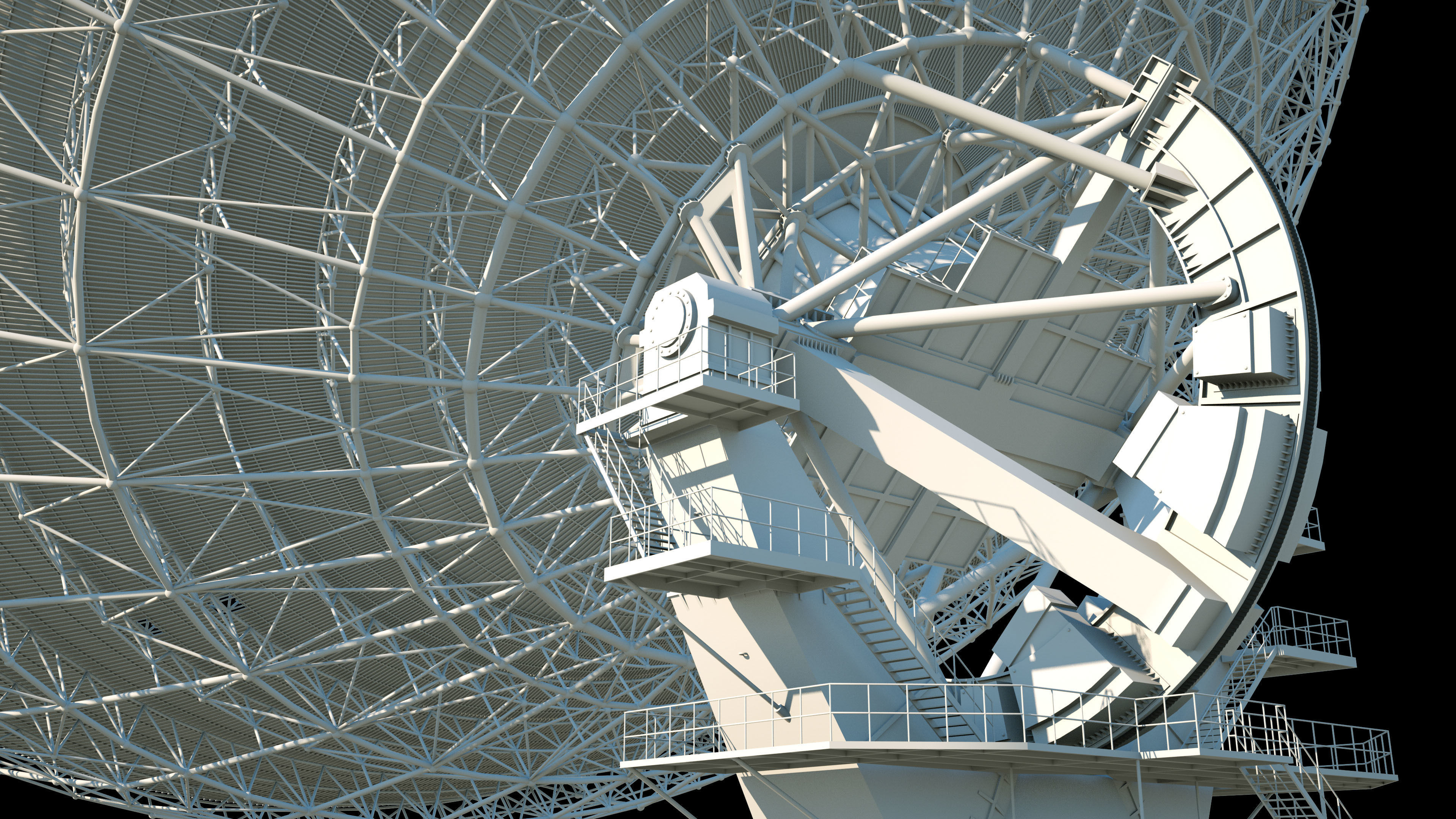 Large radio telescope 3D model_9