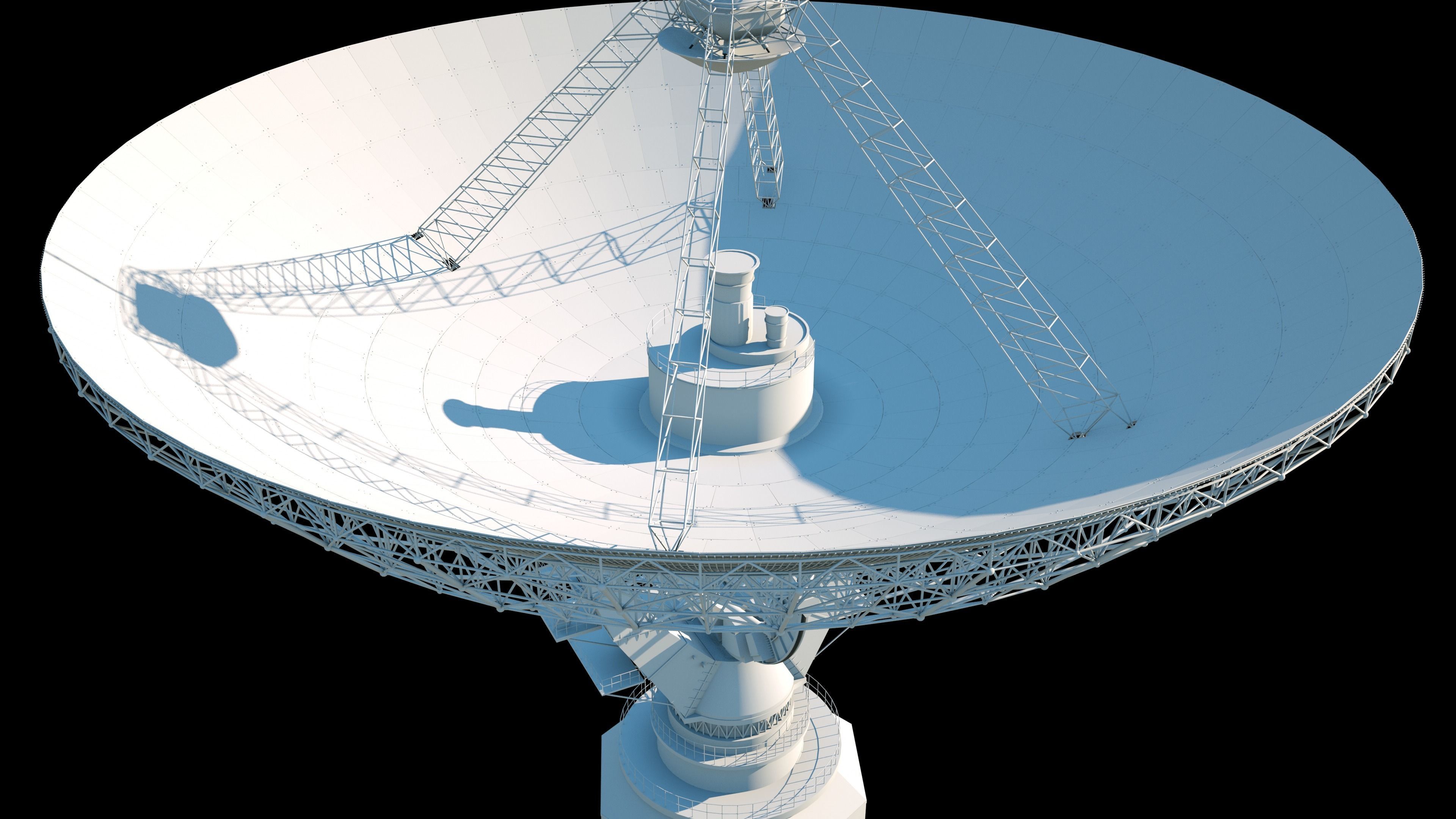Large radio telescope 3D model_21