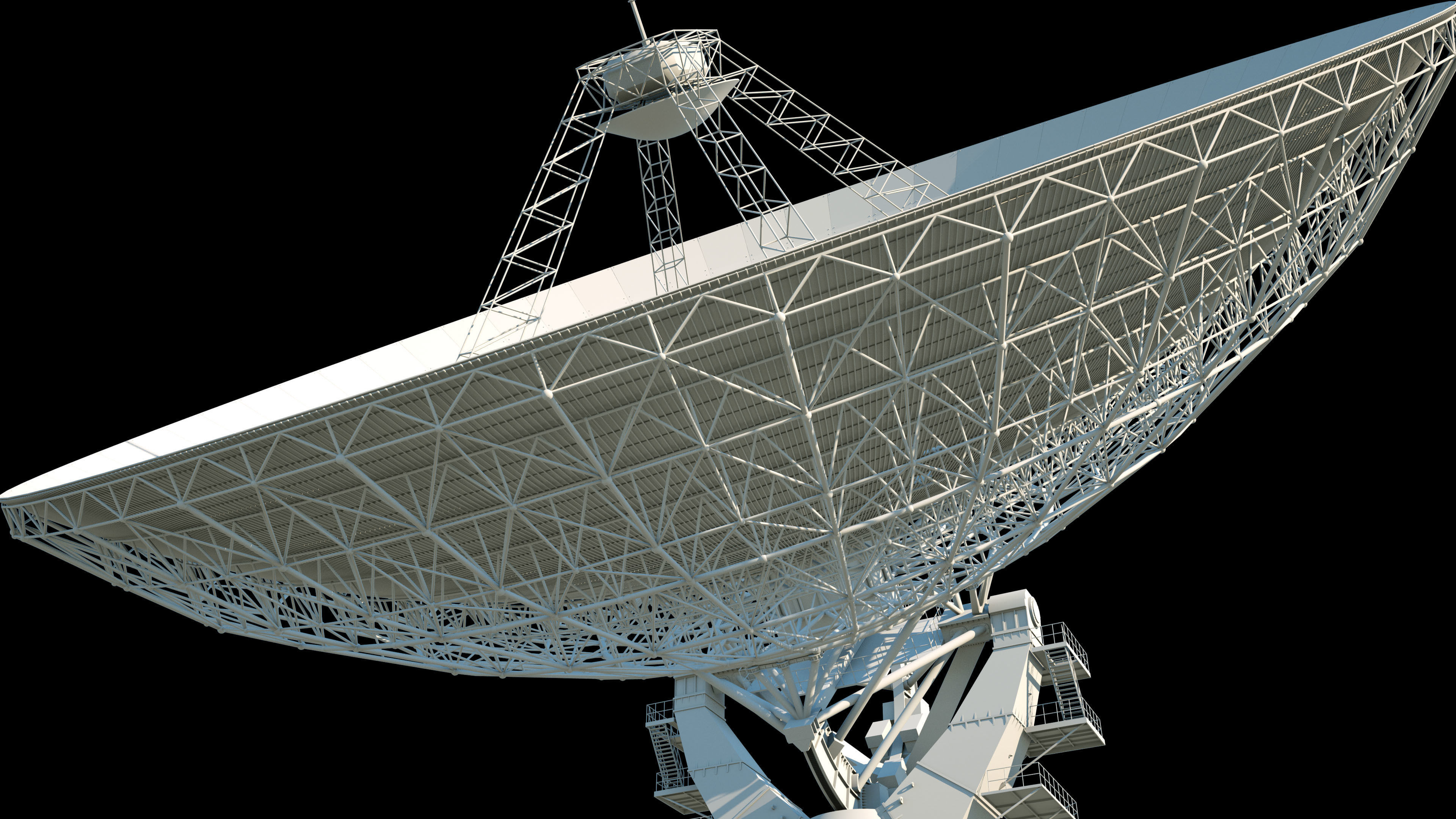 Large radio telescope 3D model_12